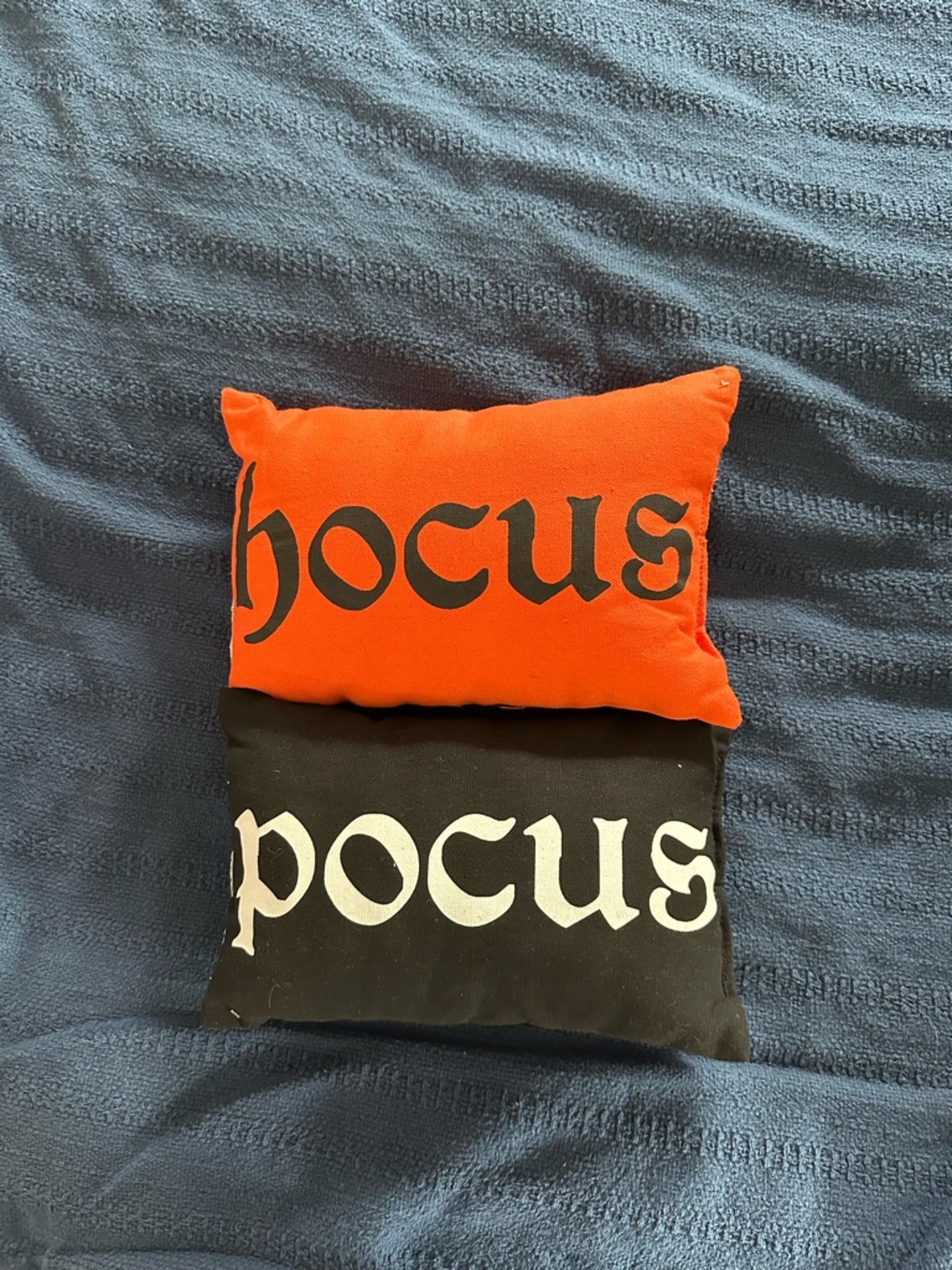 Hocus Pocus Halloween Throw Pillow Duo - Orange & Black